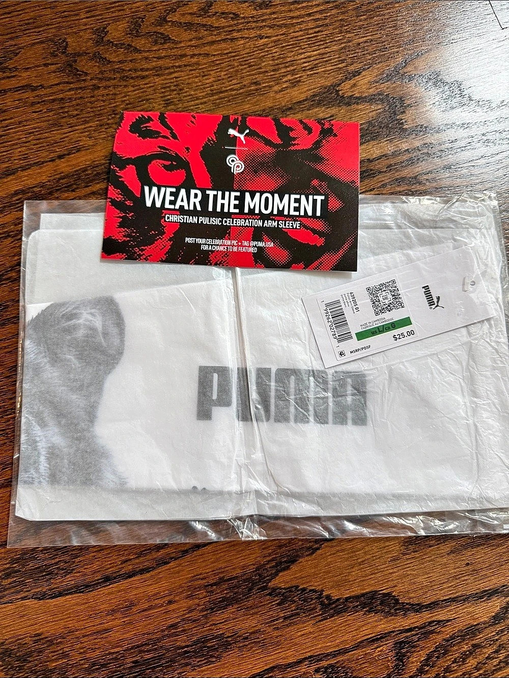 PUMA PUMA x Pulisic Sleeve White & Black Medium NWT
